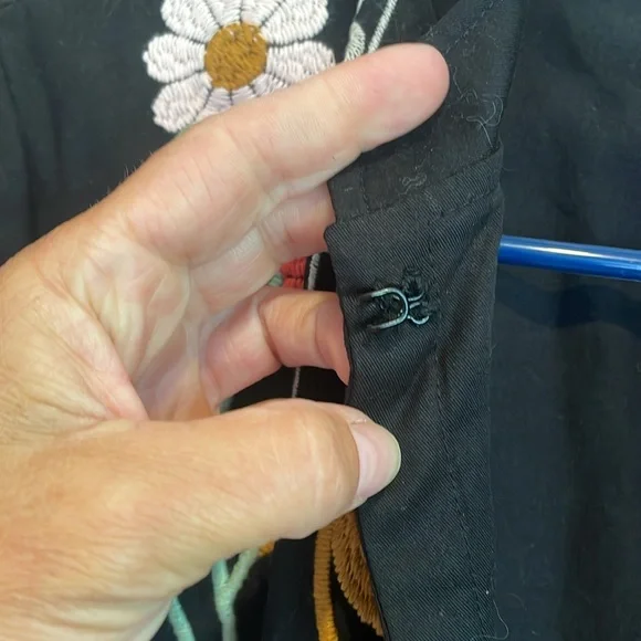 Ruby Yaya Floral Embroidered Black jacket - Picture 4 of 6